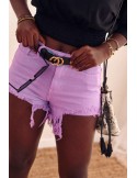 Lila Jeansshorts 6300 – Online-Shop – Boutique